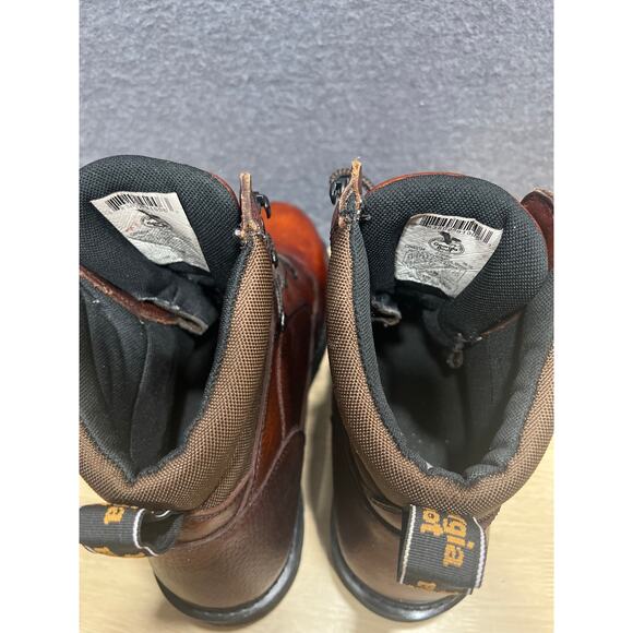 Georgia Boot Steel Toe Waterproof Slip/Oil Resistant Work Boots Mens Size 10.5W - Picture 9 of 13